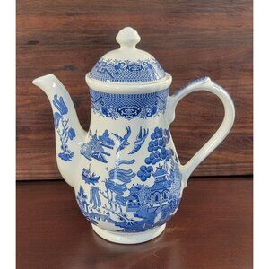 Churchill Blue Willow Teapot